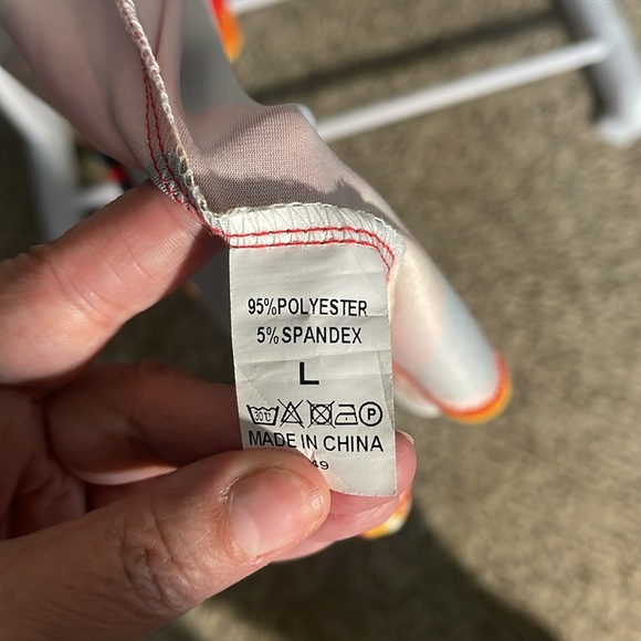 NWOT LULAROE (no tag) TOP & SKIRT MIAMI FLORAL DESIGN. SZ L - Picture 6 of 10